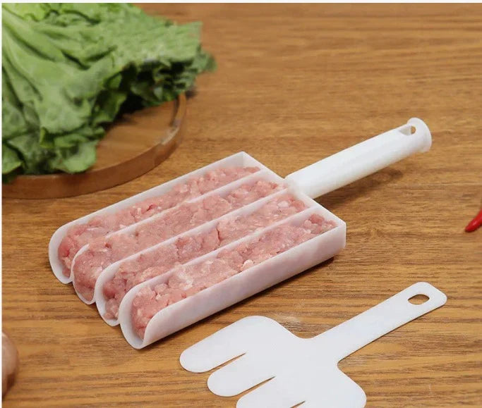 3-Tube Meatball Maker / Kofta Maker Tool
