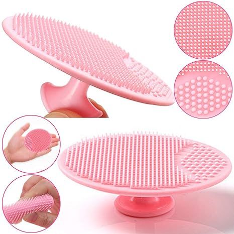 Silicone Baby Shampoo Brush for Bath ( Pack of 2)