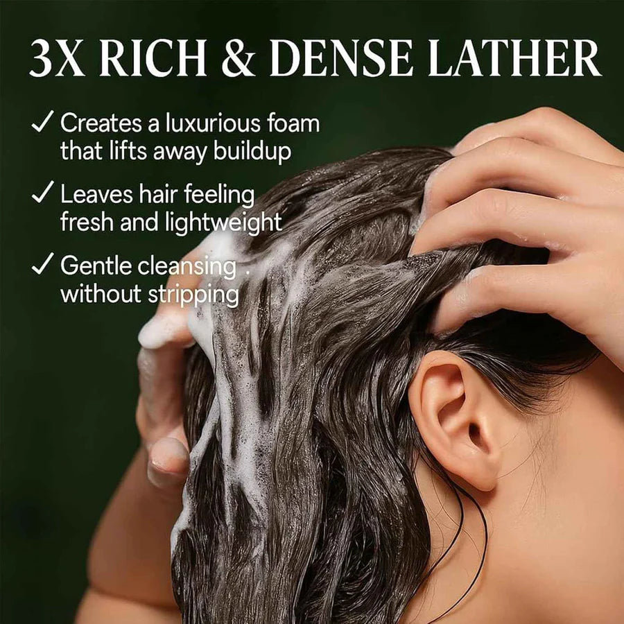 Solid Herbal Shampoo for Hair Strength & Calm