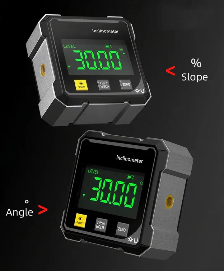 Pocket Electronic Digital Angle Finder Box, Inclinometer