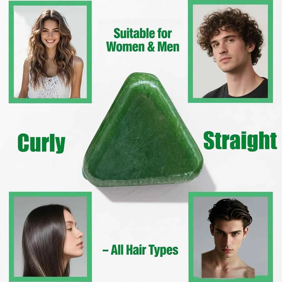 Solid Herbal Shampoo for Hair Strength & Calm