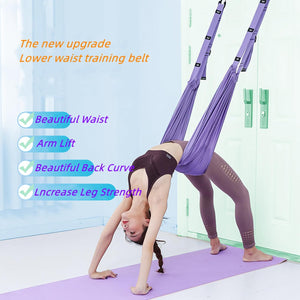 ZenFlex Aerial Yoga Rope for Back Pain Relief and Stretching