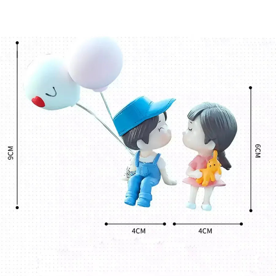 Cute Doll Decor Cartoon Couples