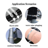 Reusable and Stainless Steel Cable Tie Buckle Strap