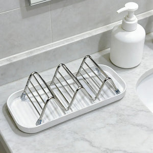 Multifunctional Stainless Steel Drainage Soap Tray
