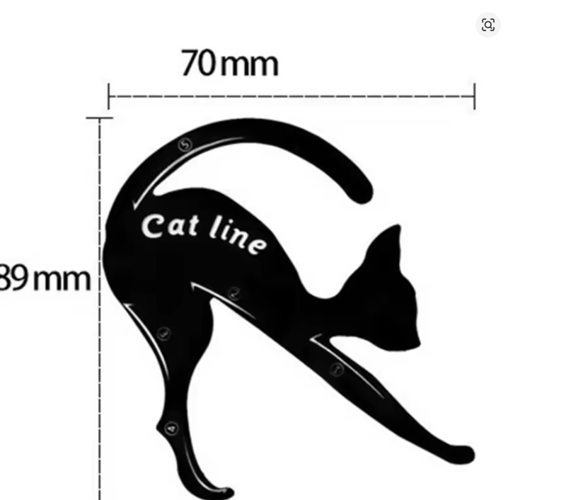 Multi-functional Cat Shape Eye Makeup Template