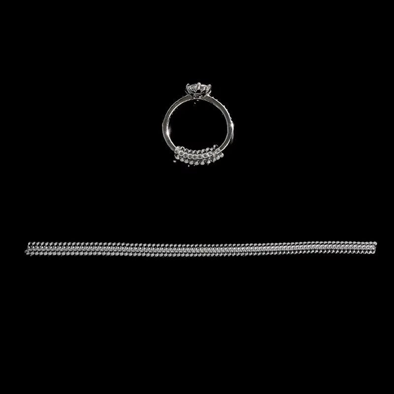 Spiral Ring Finger Ring Size Adjuster / Pack Of 10 pcs