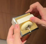 Rednote Bear Flip Ring Box