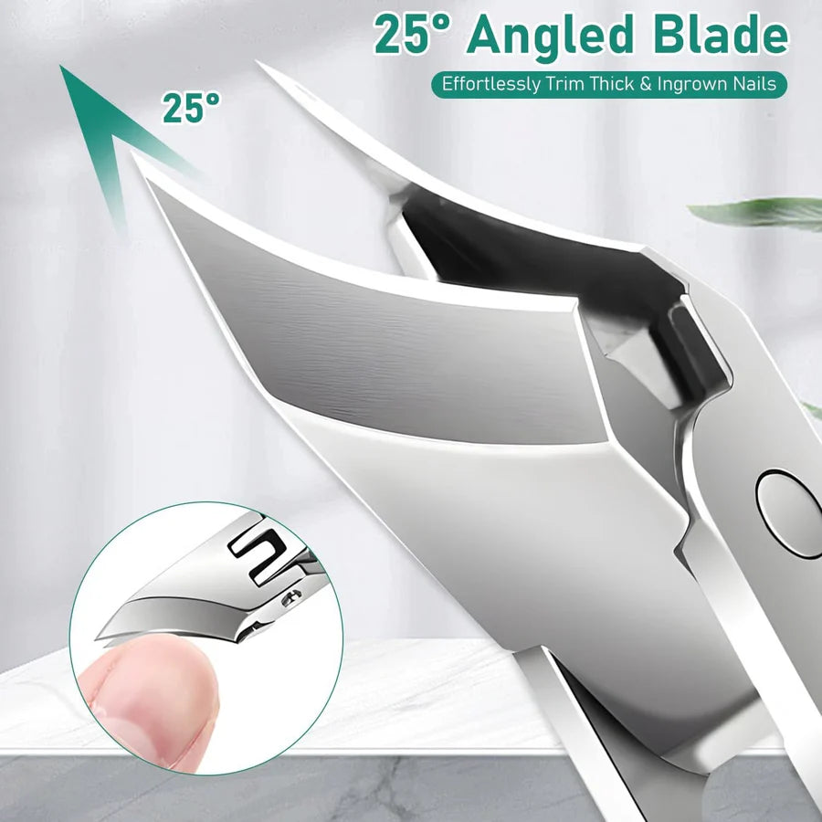Anti-Splash Nail Curved Edges Clippers