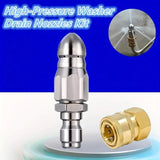 Pressure Washer Sewer Jet Nozzle Complete Set