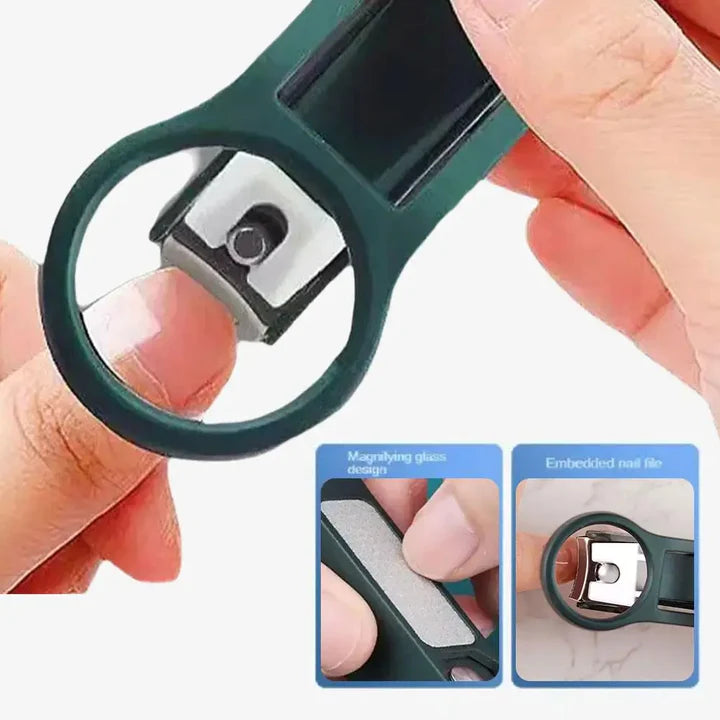 Nail Clippers with Magnifying Glass