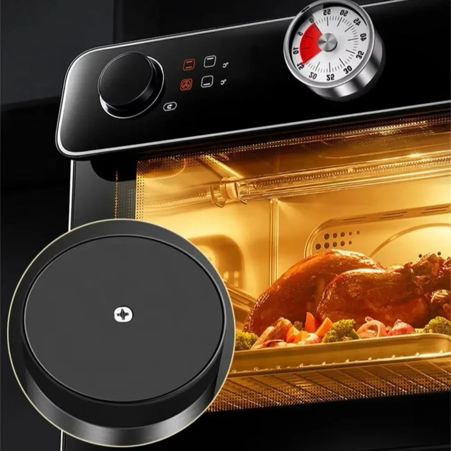 60 Minute Stainless Steel Visual Mechanical Kitchen Timer